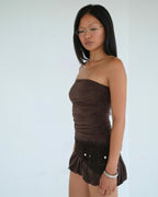 Bubble Playsuit / Brun