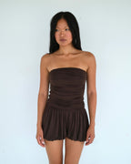 Bubble Playsuit / Brun