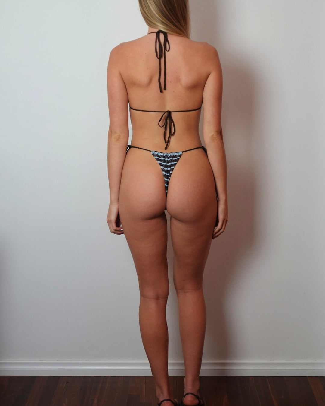 011 / Plaid Knitkini Top