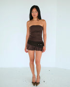 Bubble Playsuit / Brun