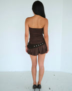 Bubble Playsuit / Brun