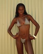 Soleya Knitkini Top / Khaki & Sage